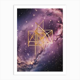 Golden Nebula Art Print