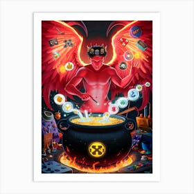 Devil'S Cauldron Art Print