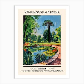 Kensington Gardens London Parks Garden 4 Art Print