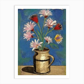 Flowers In A Vase 5 Art Print