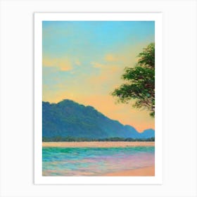 Tanjung Rhu Beach Langkawi Island Malaysia Monet Style Art Print