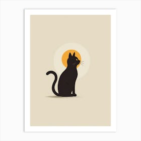 Cat In The Sun 1 Art Print