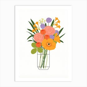 Flowers In A Vase 84 Art Print