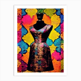 Dress On Mannequin Art Print