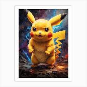 Pikachu 7 Art Print