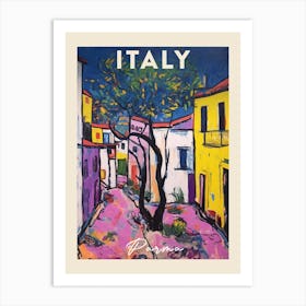 Parma Italy 1 Fauvist Painting Travel Poster Art Print