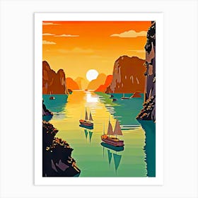 Ha Long Bay Viet Nam (1) Art Print