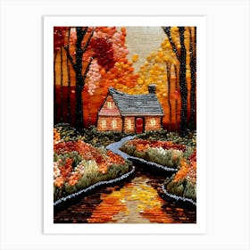 Cottage House 2 Art Print