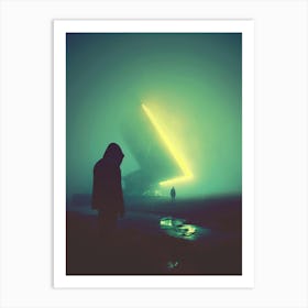 Together Alone in Deep Fog | The Art of Solitude Art Print