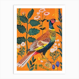 Spring Birds Pheasant 1 Art Print