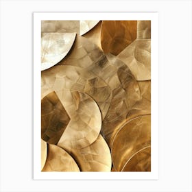 Gold Leaf 2 Art Print