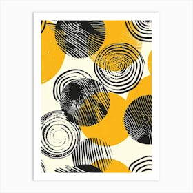 Abstract Circles Pattern Art Print