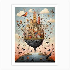 Birds' Eye View art print Art Print