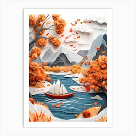 Paper Art Art Print