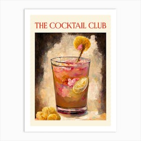 The Cocktail Club 4 Art Print