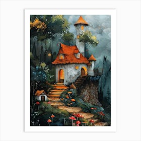 Fairytale Castle Art Print