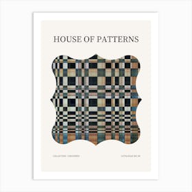 Checkered Pattern Poster 9 Art Print