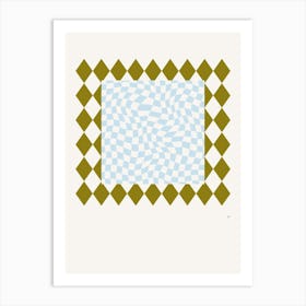 Pattern Clash Poster 4 Art Print