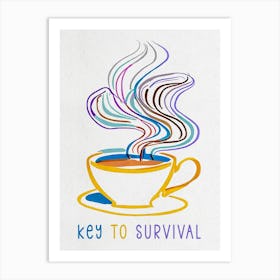 Key To Survival Art Print