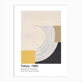 World Tour Exhibition, Abstract Art, Tokyo, 1960 1 Art Print