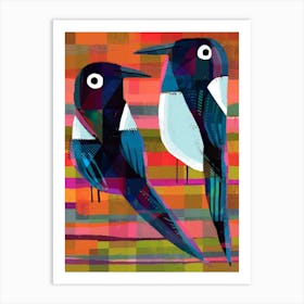 Magpies Art Print
