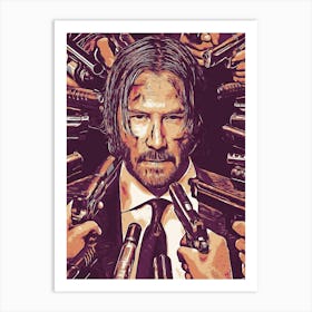 John Wick Art Print