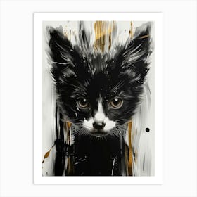 Black Cat Canvas Print 10 Art Print