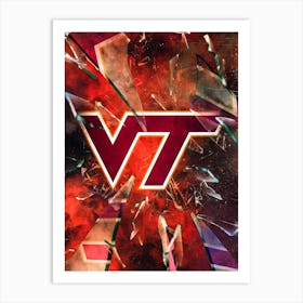 Virginia Tech Hokies 1 Art Print