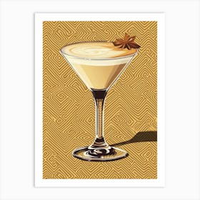 Art Deco Espresso Martini 2 Art Print