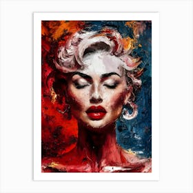 Portrait Of A Woman 38 Art Print