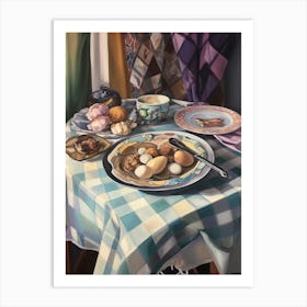 Abalone Still Life Painting Art Print