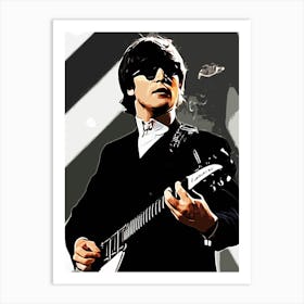John Lennon - The Beatles music band Art Print
