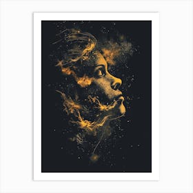 Woman'S Face 76 Art Print