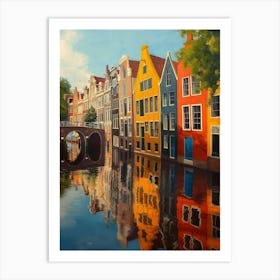 Amsterdam City Reflections Art Print