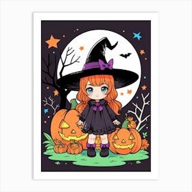 Halloween Witch 13 Art Print