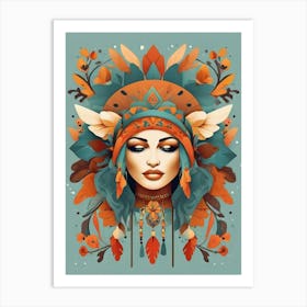 Indian Woman Art Print