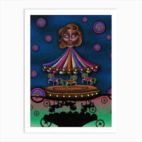 Carrousel Weather Art Print