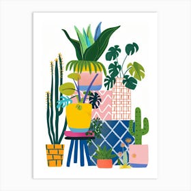 Potted Plants 15 Art Print