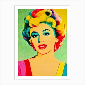 Rita Moreno Colourful Pop Movies Art Movies Art Print
