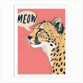 Meow Canvas Print Art Print