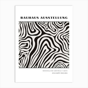 Bauhaus Black Exhibition 12 Art Print