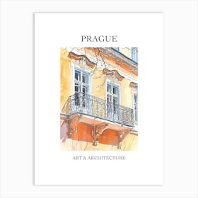 Prague Travel And Architecture Poster 1 Art Print