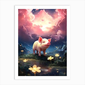 Pig In The Sky 1 Art Print