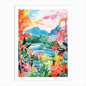 Tropical Paradise 1 Art Print