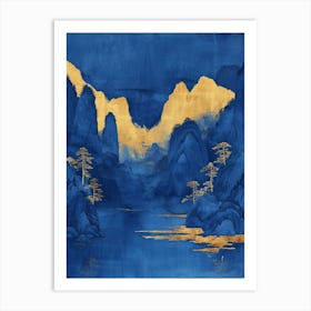 Chinese Landscape Art Print