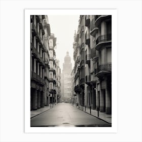 Santander, Spain, Spain, Black And White Photography 1 Art Print