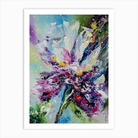 Iris Flower Art Print