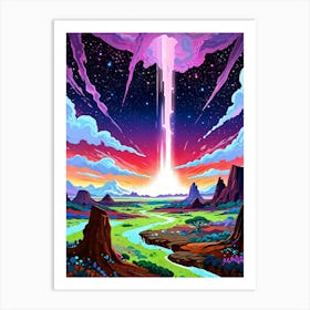 Rainbow In The Sky 11 Art Print