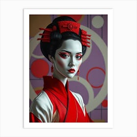 Geisha 2 Art Print