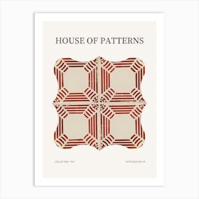 Tile Pattern Poster 46 Art Print